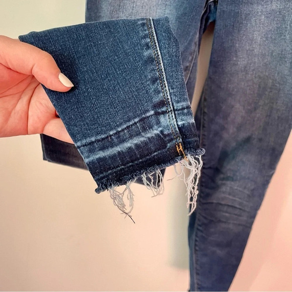 Spanx Distressed Ankle Skinny  Jeans Medium Wash - Picture 7 of 10